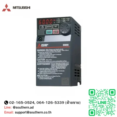 Mitsubishi Inverter FR-E800 Model:FR-E840-3.7K-1 (3.7KW/5HP) 3 PHASE 380 V