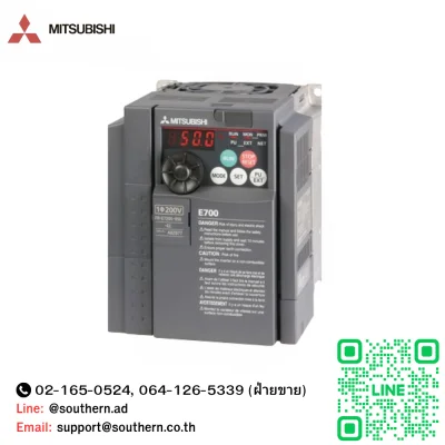 Mitsubishi Inverter FR-E700 Model:FR-E740-7.5K 3 PHASE 380V
