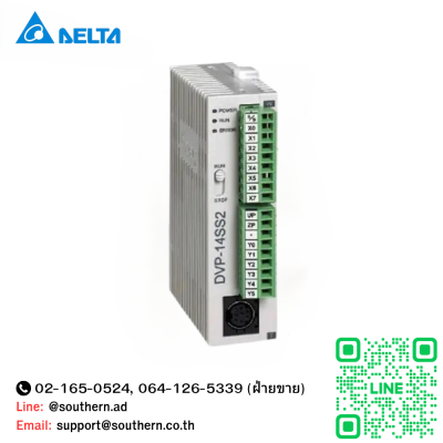 Delta PLC DVP Series Model:DVP14SS211T 8DI/6DO 24V (Transistor)