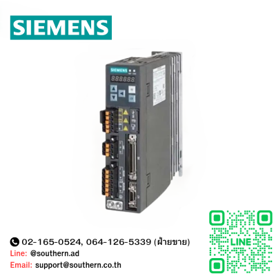 Siemens Servo Drive Model : 6SL3210-5FB10-1UA2 100W 1/3phase 220-240VAC