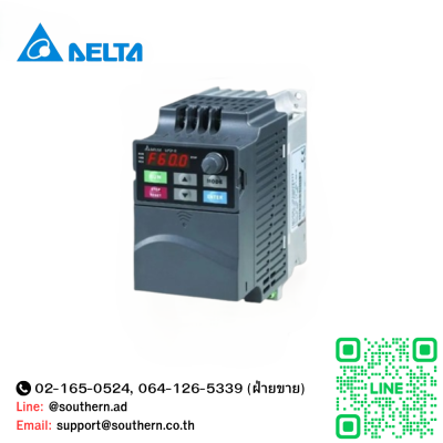 Delta Inverter : VFD007E21A 1HP 0.75kW Input 220V 1-Phase Output 220V 3-Phase