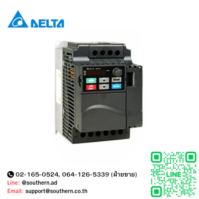 Delta Inverter : VFD022E43A 3HP 2.2kW Input 380V 3-Phase Output 380V 3-Phase