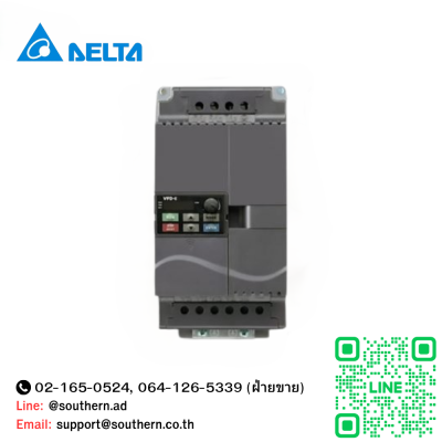 Delta Inverter : VFD075E43A 10HP 7.5kW Input 380V 3-Phase Output 380V 3-Phase