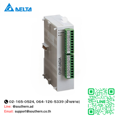 Delta Analog Extension Input Module Model : DVP04AD-S
