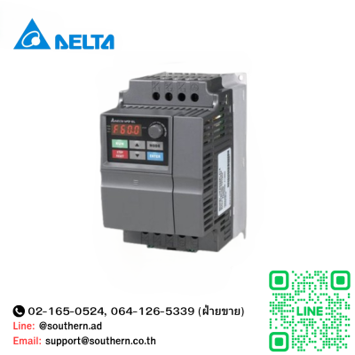 Delta Inverter : VFD004EL43A 0.5HP 0.4kW Input 380V 3-Phase Output 380V 3-Phase