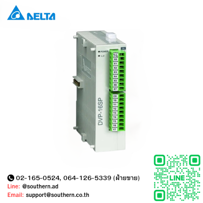 Delta PLC DVP Series Model : DVP16SP11T 8DI/8DO (Transistor)
