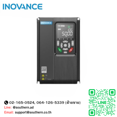 Inovance Inverter Model : MD520-4T18.5BS-INT (25HP 18.5kW) Input 3-Phase 380V Output 3-Phase 380V