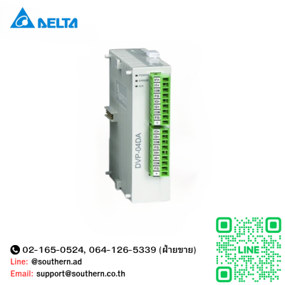 Delta Analog I/O Module Output Model : DVP04DA-S
