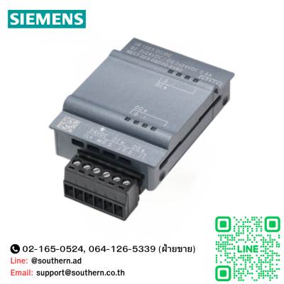 Siemens S7-1200 I/O Model:6ES7 221-3BD30-0XB0 Digital input SB 1221, 4 DI, 24 V DC 200 kHz, Sourcing input