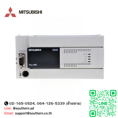 MITSUBISHI PLC MODEL : FX3U-48MR-ES-A 24 Inputs, 24 Outputs, Relay