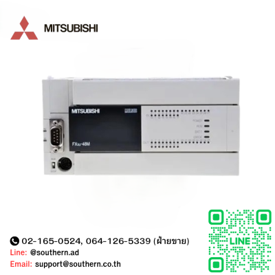 MITSUBISHI PLC MODEL : FX3U-48MT-ES-A 24 Inputs, 24 Outputs,Transistor