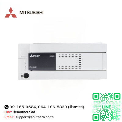 MITSUBISHI PLC MODEL : FX3U-64MT-ES-A 32 Inputs, 32 Outputs,Transistor