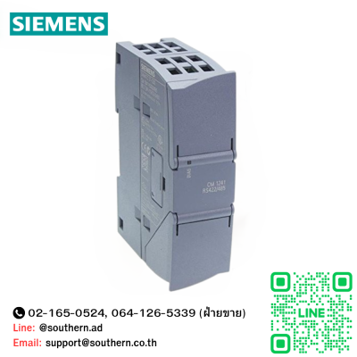 Siemens S7-1200 I/O Model:6ES7 241-1AH32-0XB0 Communication module CM 1241, RS232, 9-pole D-sub (pin), supports Freeport