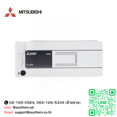 MITSUBISHI PLC MODEL : FX5U-64MR-ES 32 Inputs, 32 Outputs, Relay