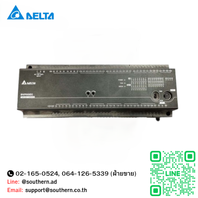 Delta PLC Model : DVP60EC00T3 36DI/24DO ,Transistor