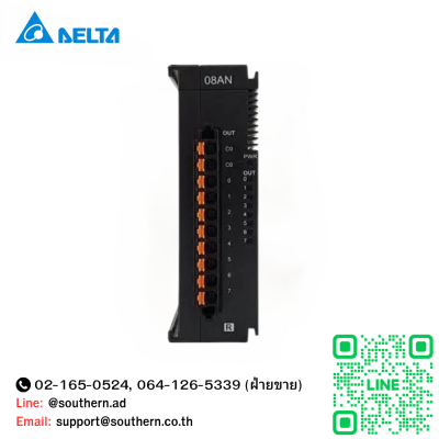 Delta PLC Module Model : AS08AN01T-A Digital 8 Input