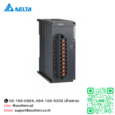 Delta PLC Module Model : AS04DA-A Analog 4 Output