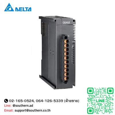 Delta PLC Module Model:AS08AM10N-A Digital 8 Input