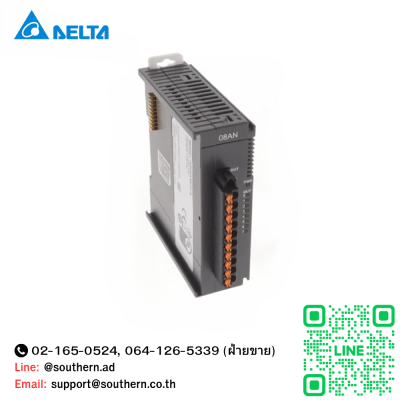 Delta PLC Module Model:AS08AN01P-A Digital 8 Output