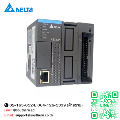 Delta PLC modules Model:AS332P-A 16DI / 16DO 6 axes pulse output