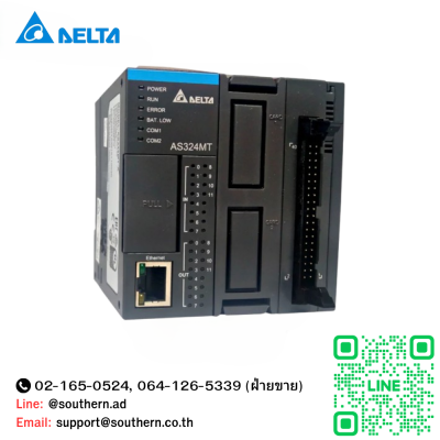 Delta PLC modules Model:AS324MT-A 12DI / 12DO 2+4 axes pulse output
