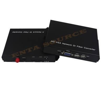 "VGA KVM 1x9 Fiber Based"จำหน่าย Multimedia Converter  รุ่น "VGA KVM 1x9 Fiber Based"