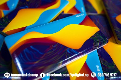 งานสกรีนโลโก้ลงบน Power Bank สกรีนลายตามตำแหน่งที่ต้องการ พิมพ์ด้วยหมึก uv ด้วนระบบสี C M Y K W Cr Primer