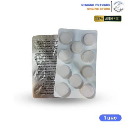 Cardisure 10mg | ยารักษาโรคหัวใจสำหรับสุนัข (1 แผง บรรจุ 10 เม็ด)