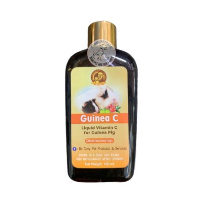 Guinea C | วิตามินซีเสริมอาหาร บำรุงร่างกาย สำหรับแก๊สบี้ ชนิดน้ำ (100ml)