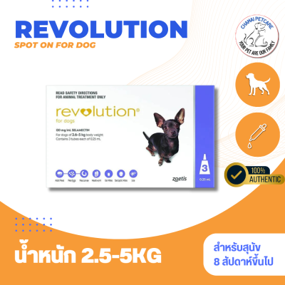 Revolution for dog 2.5-5kg