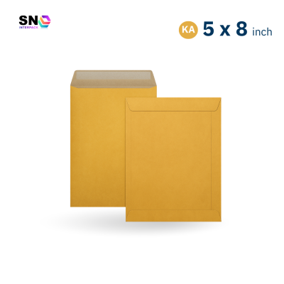 Brown KA document envelope size 5x8 inch , 125gsm
