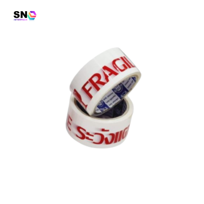 เทปกาวสกรีนคำว่า “ระวังแตก” 4 สี ยี่ห้อ Phoenix สำหรับปิดกล่องพัสดุ