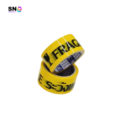 เทปกาวสกรีนคำว่า “ระวังแตก” 4 สี ยี่ห้อ Phoenix สำหรับปิดกล่องพัสดุ