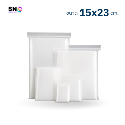 Zip Lock Bags Size 15x23 cm.