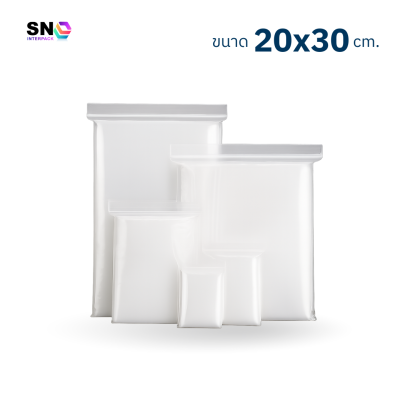 Zip Lock Bags Size 20x30 cm.