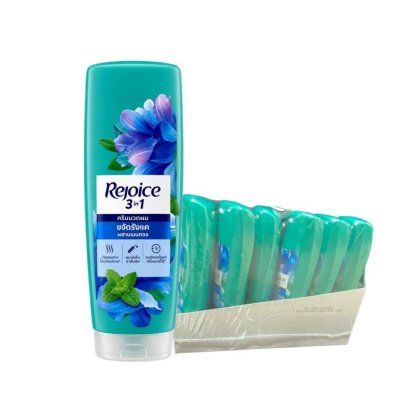 ครีมนวดผมรีจอยส์ (Rejoice) สูตรขจัดรังแค 3-อิน-1 (Rejoice Anti-Dandruff 3-in-1 Conditioner) ขนาด 60 มล. แพ็ก 6 ขวด