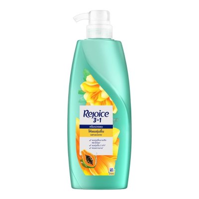 ครีมนวดผมรีจอยส์ (Rejoice) สูตรมอยส์เจอร์ สมูท (Rejoice Moisture Smooth Conditioner) ขนาดใหญ่ 325 มล.