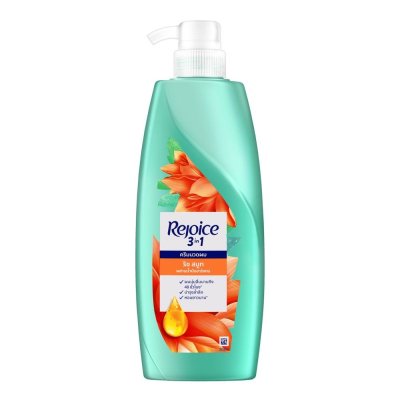 ครีมนวดผมรีจอยส์ (Rejoice) สูตรริช ซอฟท์ สมูท (Rejoice Rich Soft Smooth Conditioner) ขนาดใหญ่ 370 มล. (ขวดหัวปั๊ม)