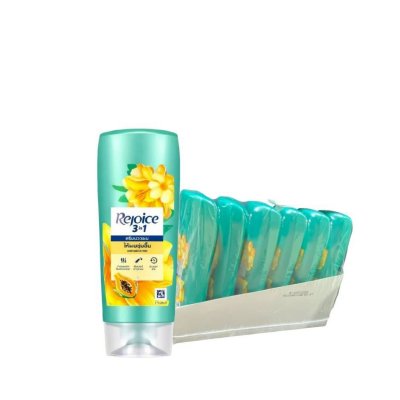 ครีมนวดผมรีจอยส์ (Rejoice) สูตรส้มมะละกอ ซิลกี้ ซูเปอร์ สมูท (Rejoice Silky Super Smooth Conditioner) ขนาด 70 มล. แพ็ก 6 ขวด