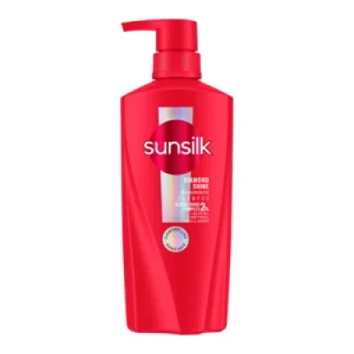 ซันซิล แชมพู สูตรไดมอนด์ ไชน์ (สีแดง) ขนาด 350 มล.