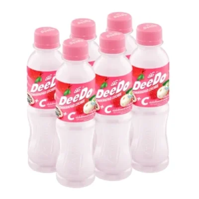 ดีโด้ (DeeDo) น้ำลิ้นจี่ 10% ขนาด 200 มล. แพ็ก 6 ขวด