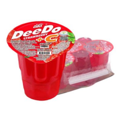 ดีโด้ (DeeDo) น้ำสตรอเบอร์รี่ 10% ขนาด 140 มล. แพ็ก 6 ขวด