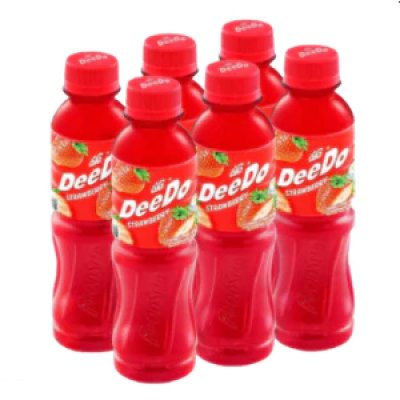ดีโด้ (DeeDo) น้ำสตรอเบอร์รี่ 10% ขนาด 200 มล. แพ็ก 6 ขวด