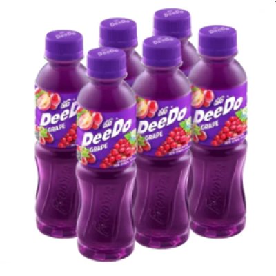 ดีโด้ (DeeDo) น้ำองุ่น 10% ขนาด 200 มล. แพ็ก 6 ขวด