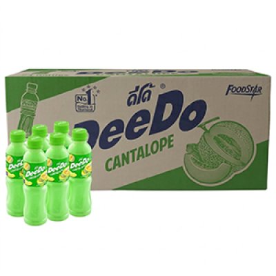ดีโด้ (DeeDo) น้ำแคนตาลูป 10% ขนาด 200 มล. ยกลัง 48 ขวด
