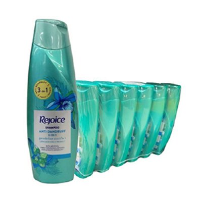 รีจอยส์ (Rejoice) แชมพู สูตรแอนตี้ ฟริซ (Rejoice Anti-Frizz) ขนาด 70 มล. แพ็ก 6 ขวด