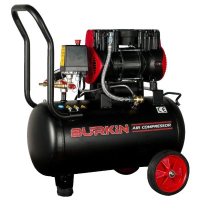 BURKiN ปั๊มลมออยล์ฟรี ขนาด 1200 วัตต์ ถัง 30 ลิตร รุ่น BG1200-1/30