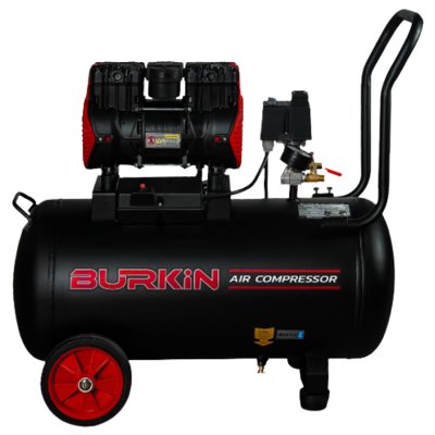 BURKiN ปั๊มลมออยล์ฟรี ขนาด 1200 วัตต์ ถัง 50 ลิตร รุ่น BG1200-1/50