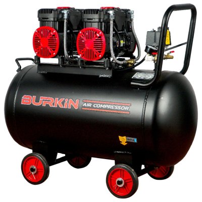 BURKiN ปั๊มลมออยล์ฟรี ขนาด 3000 วัตต์ ถัง 100 ลิตร รุ่น BG3000-2/100
