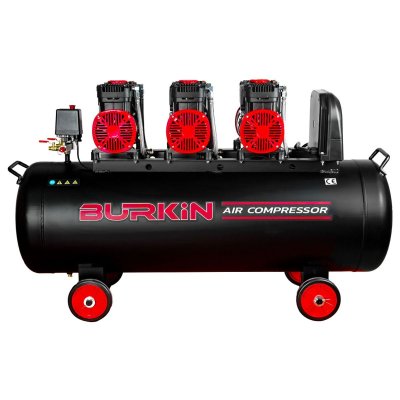 BURKiN ปั๊มลมออยล์ฟรี ขนาด 4500 วัตต์ ถัง 160 ลิตร รุ่น BG4500-3/160